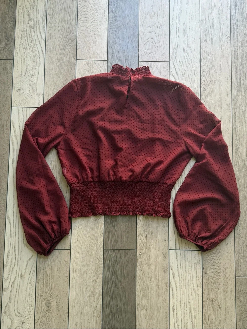 Zara blouse deep